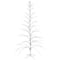 9ft. Pre-Lit Outdoor Cascade Twig Artificial Christmas Tree, Multicolor Lights